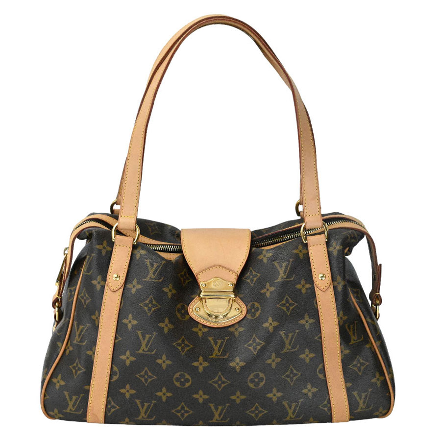 【LOUIS VUITTON】LV ルイ・ヴィトン M51186 ストレーザPM モノグラム ブラウン キャンバス ショルダーバッグ 肩掛けバッグ 【送料無料】【中古】|ガージュ 店