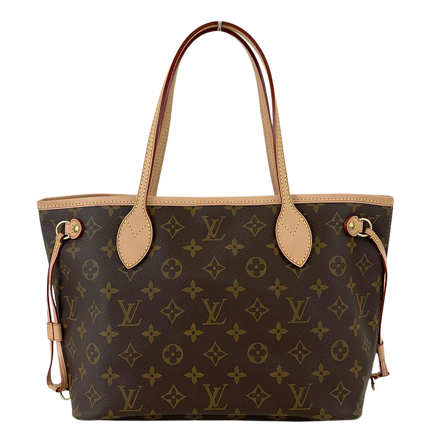 【LOUIS VUITTON】LV ルイ・ヴィトン M40155 ネヴァーフルPM モノグラム 赤銅色 モノグラム・帆布/なめし革 トートバッグ 【貨物輸送無料】【中古】