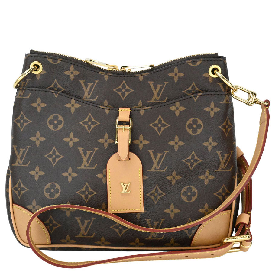 【LOUIS VUITTON】LV ルイ・ヴィトン M45354 オデオンNM PM モノグラム ブラウン モノグラム・キャンバス レザー ショルダーバック 【送料無料】【中古】