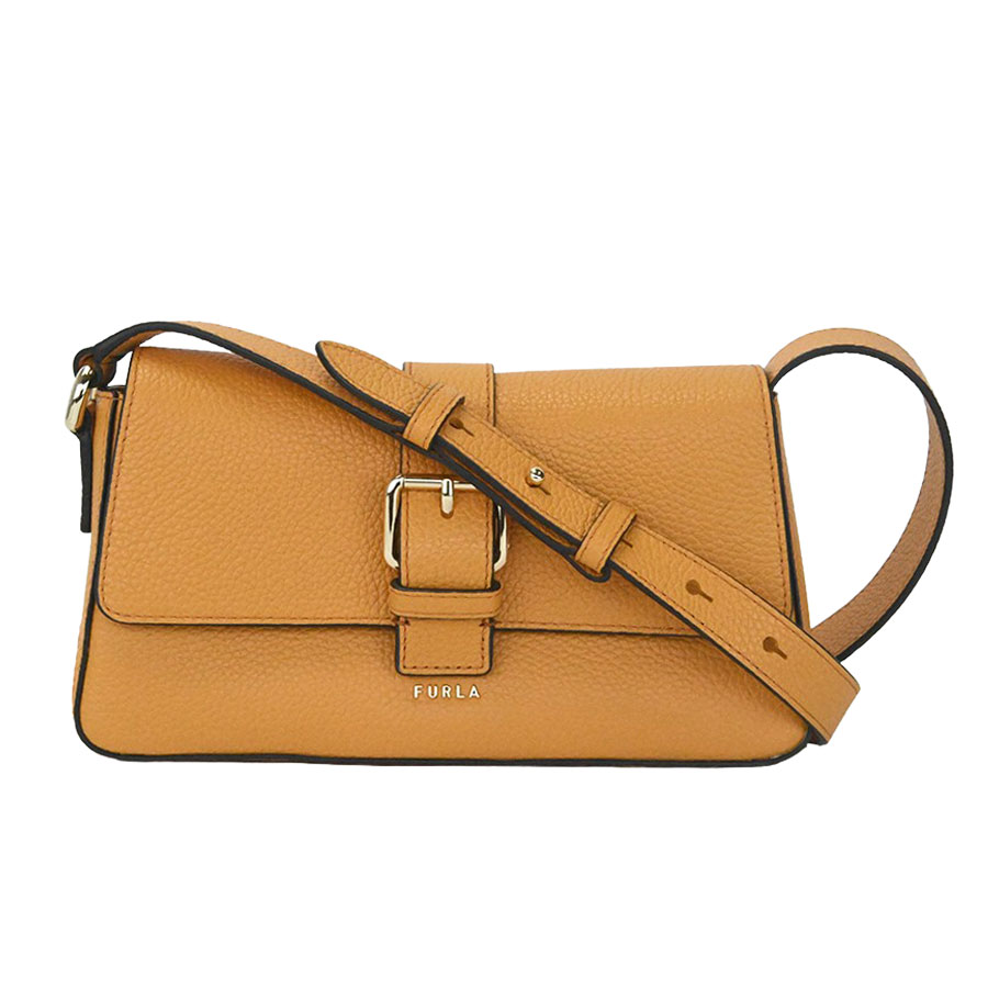 【FURLA】フルラ WB01121 Althea クロスボディ イエロー レザー ショルダーバック 【送料無料】【中古】