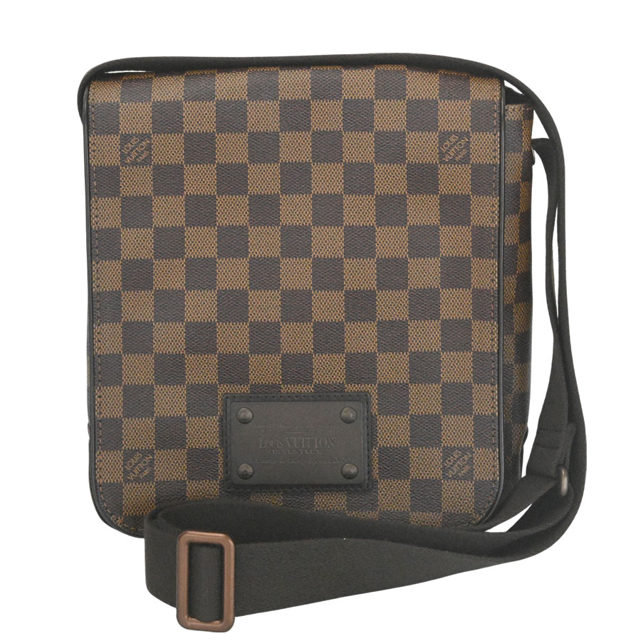 ルイヴィトン ダミエ エベヌ ブルックリン MM ショルダーバッグ LOUIS VUITTON ルイヴィトン ポシェット・プラット