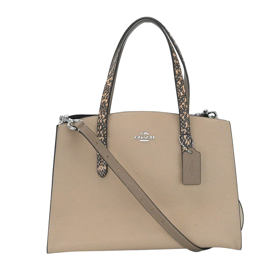 楽天市場】COACH コーチ チャーリー キャリーオール ハンドバッグ 2WAY