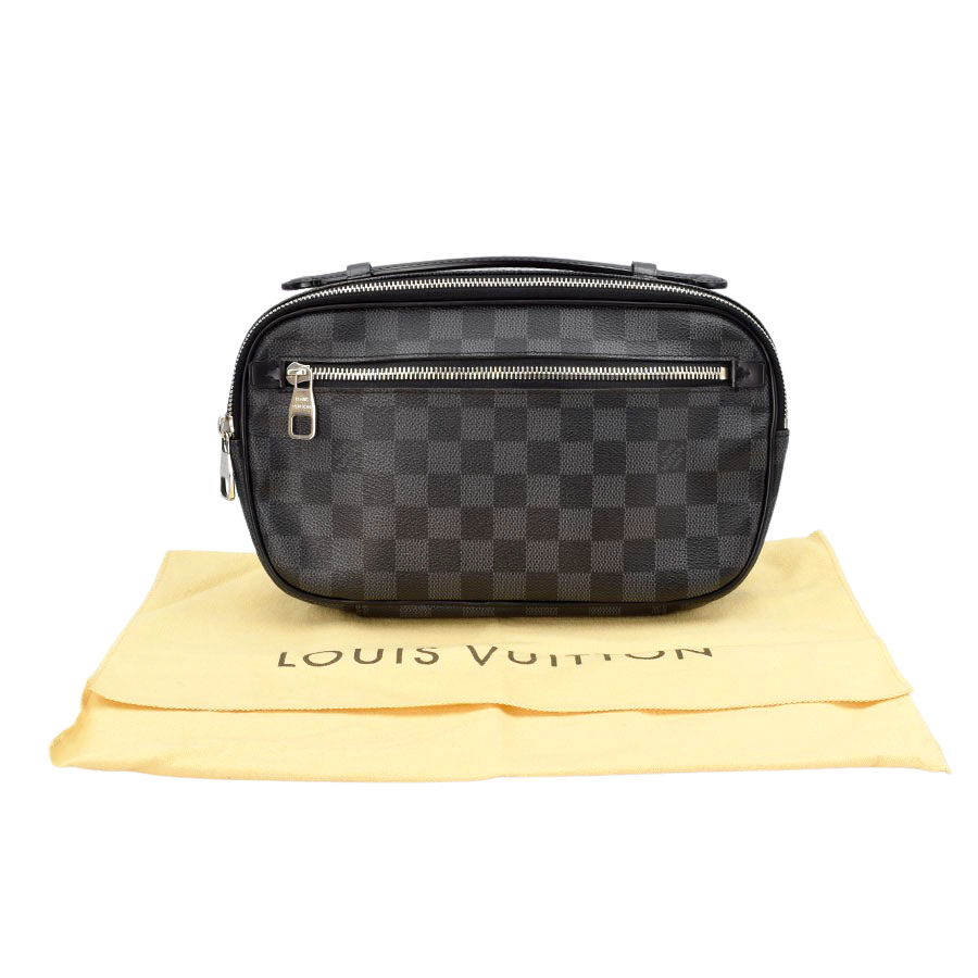 LV ルイ・ヴィトン N41289 ボディバッグ ブラック ダミエ・グラ