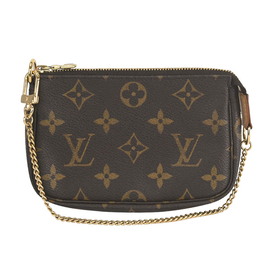 【LOUIS VUITTON】LV ルイ・ヴィトン M58009 ミニポシェット・アクセソワール モノグラム ブラウン キャンバス ポーチ 【送料無料】【中古】