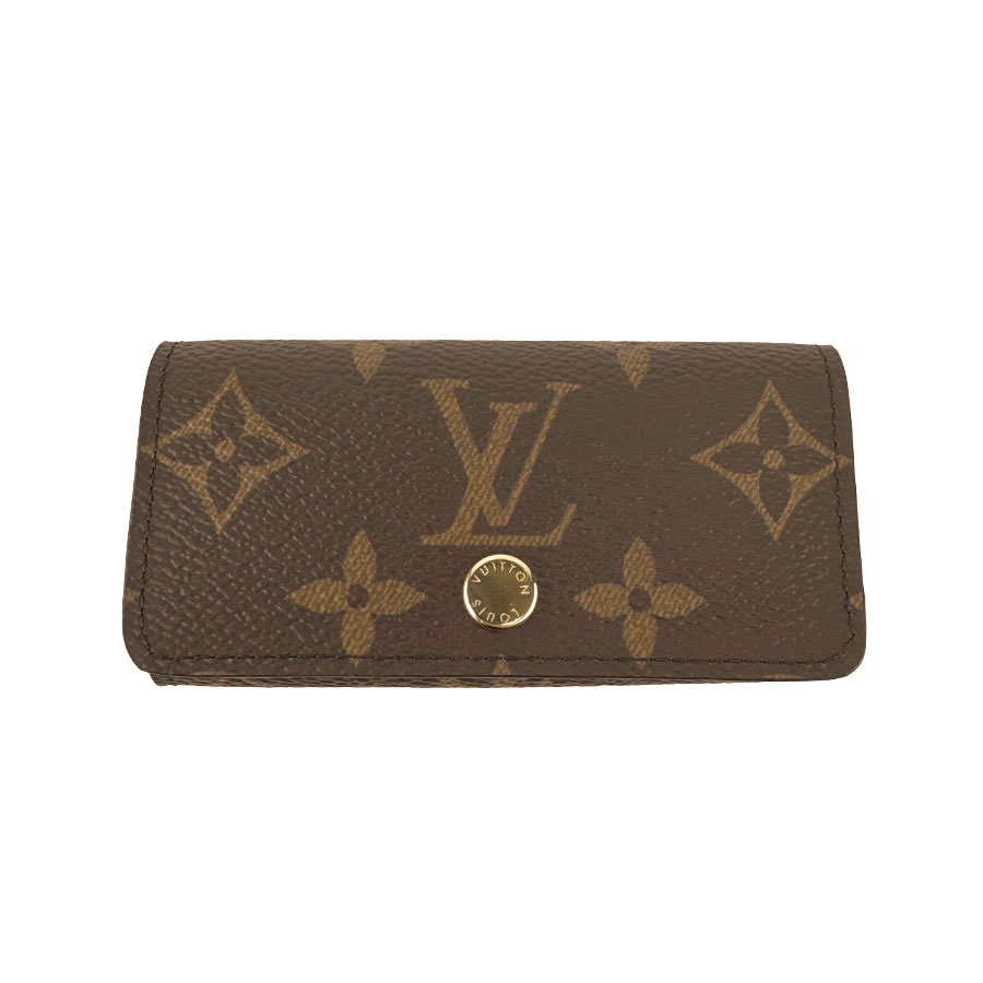 【LOUIS VUITTON】LV ルイ・ヴィトン M69517 足懸かり入れもの ミュルティクレ 4 モノグラム モノグラム・帆布/なめし革 赤銅色 足懸かり入れもの 【貨物輸送無料】【未当て嵌める】【中古】