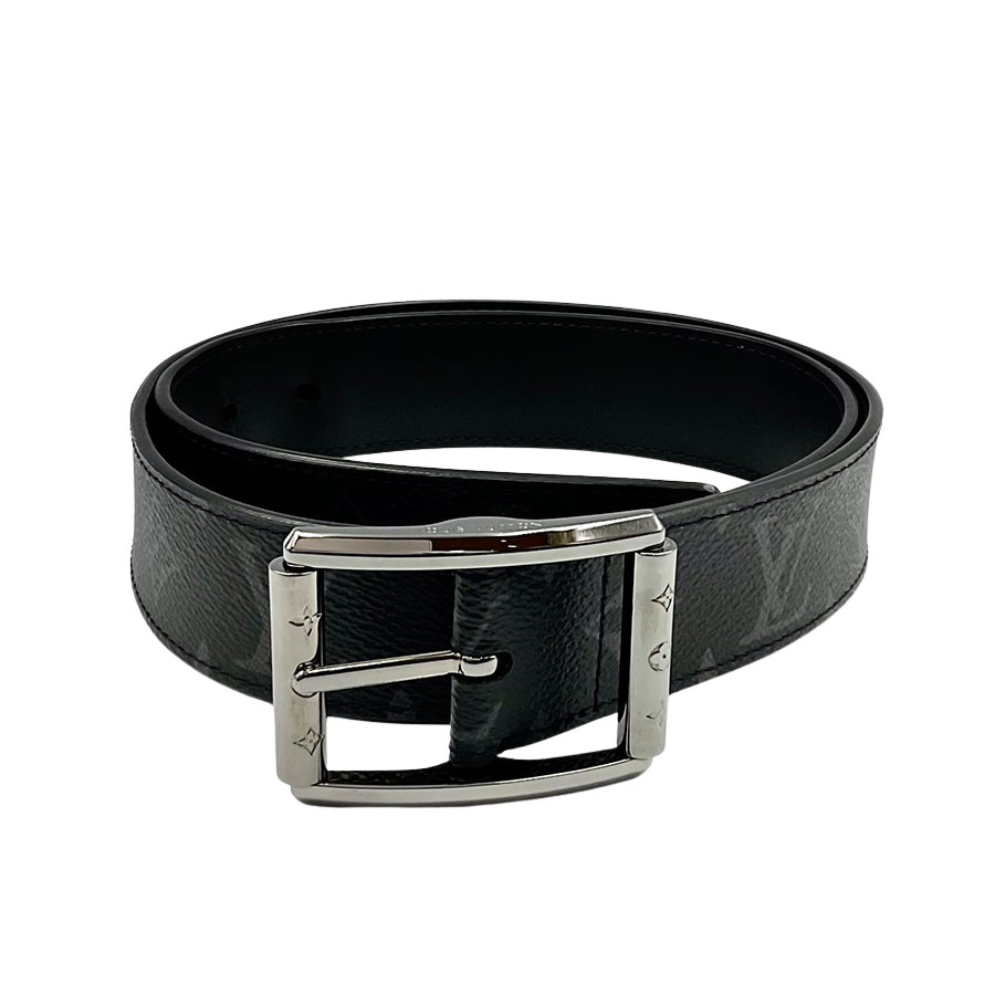 【LOUIS VUITTON】LV ルイ・ヴィトン M0541V サンチュール・LV アップタウン 35MM リバーシブル 2022秋冬コレクション リヴェルソライン モノグラム・エクリプスキャンバス/カーフレザー ブラック ベルト 【送料無料】【中古】