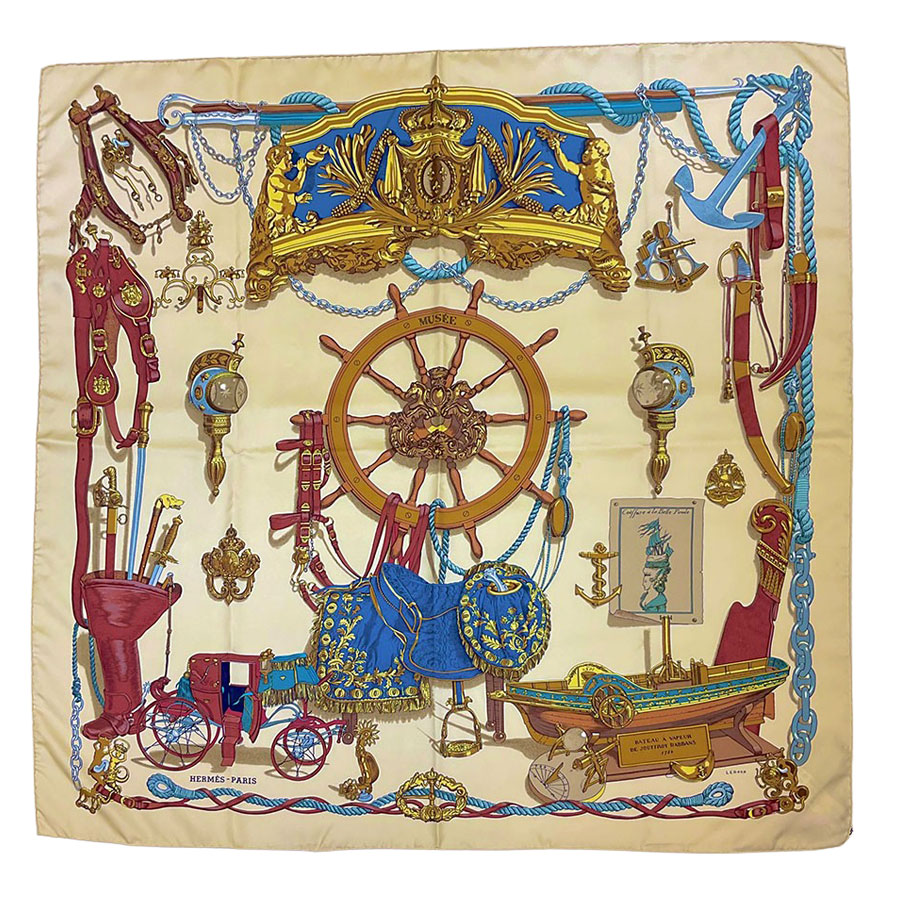 楽天市場】【エルメス】Hermes カレ65 コットン スカーフ Le Boubou H