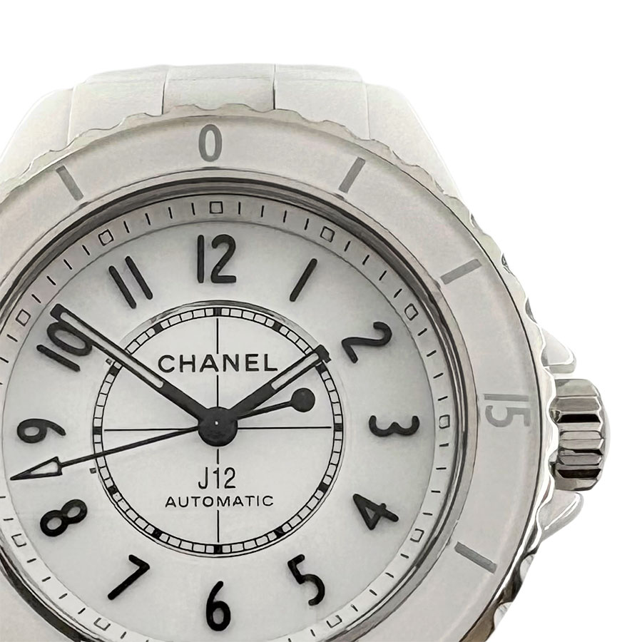 【CHANEL】シャネル H5699 J12 裏スケ セラミック/ステンレススチール ホワイト 自動巻 オートマ レディース腕時計 【送料無料】【中古】｜ガージュ　店