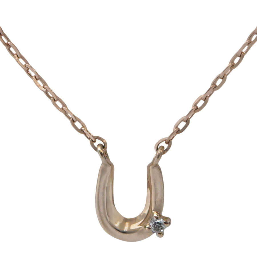 楽天市場】【ete】【馬蹄】エテ『K18YG ホースシュー ネックレス