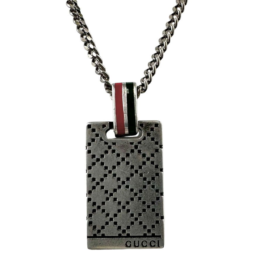 美品　GUCCI ディアマンテクロスネックレス 美品　GUCCI ディアマンテクロスネックレス