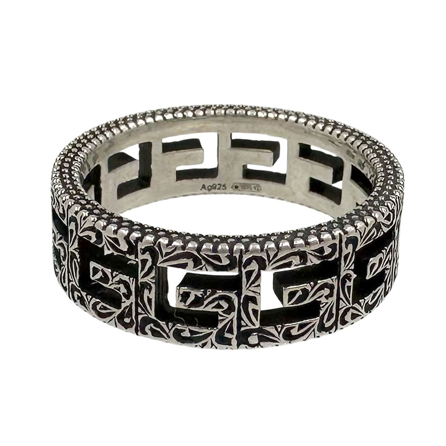 楽天市場】【中古】GUCCI グッチ スクエア リング 750WG #12 ブランド