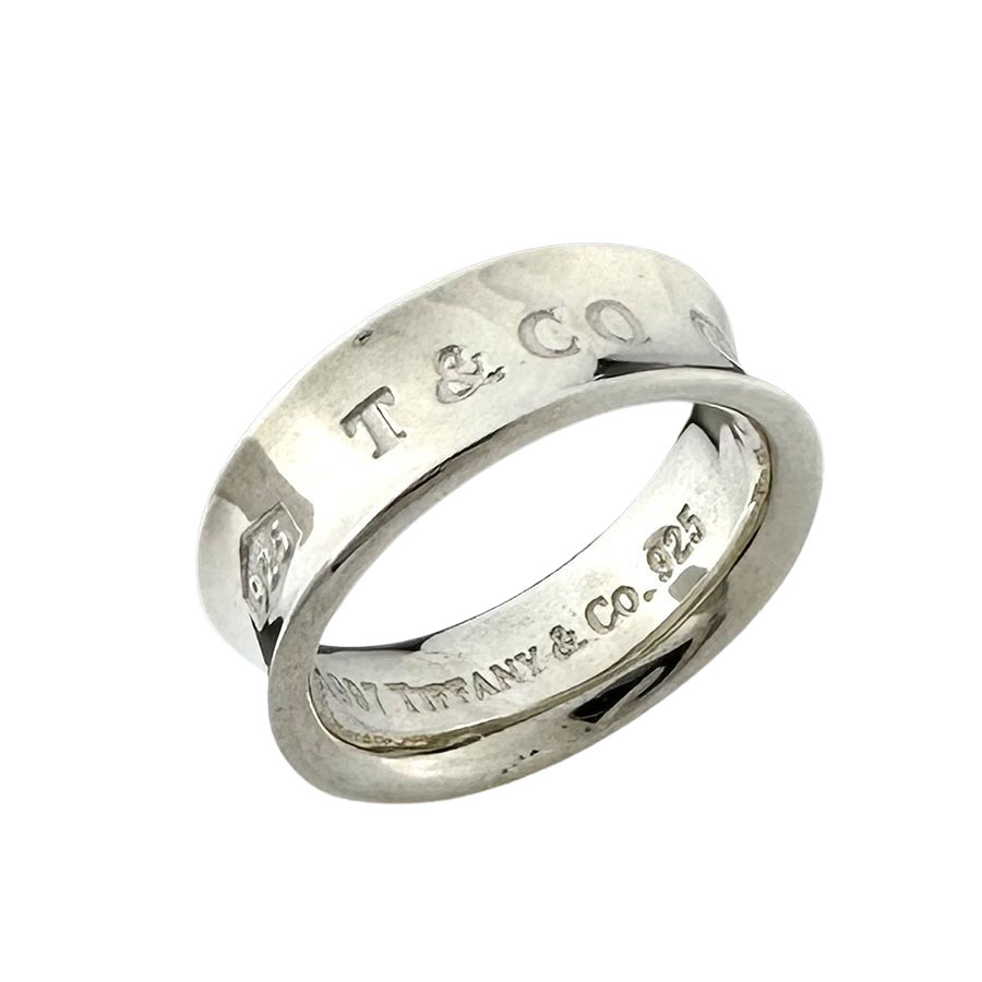 ティファニー　10号　メイカーズ　1837 ナロー スライス リング　925 ティファニー 1837™ リング シルバー（ナロー） | Tiffany & Co.