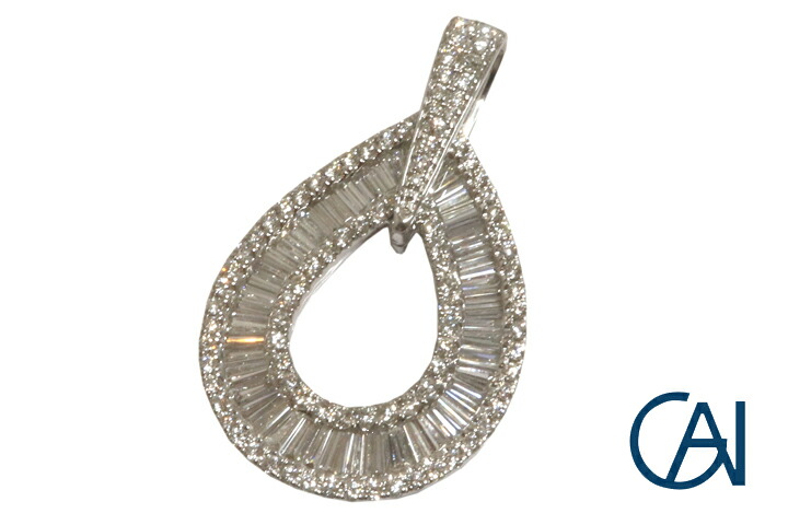 楽天市場】K18PG プレートダイヤモンドペンダントトップMサイズ D0