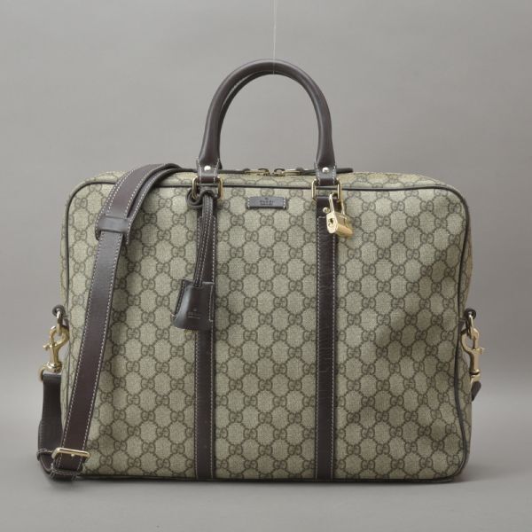 楽天市場】【バッグ】GUCCI グッチ GGスプリーム ビジネスバッグ 書類