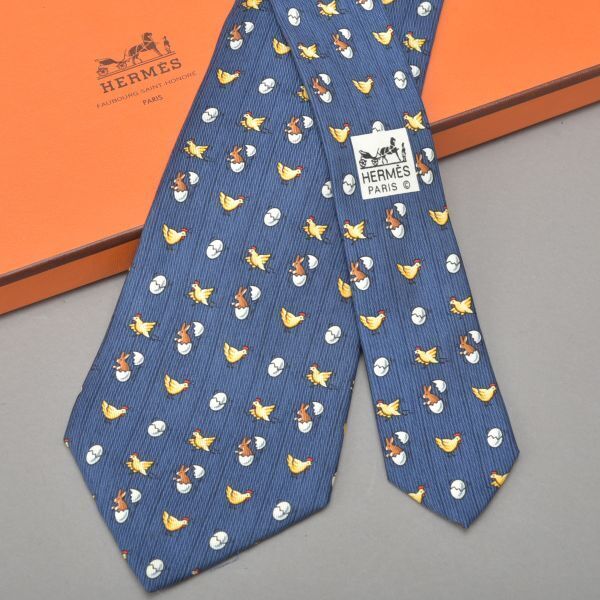 楽天市場】HERMES エルメス ネクタイ うさぎ 総柄 アニマルモチーフ