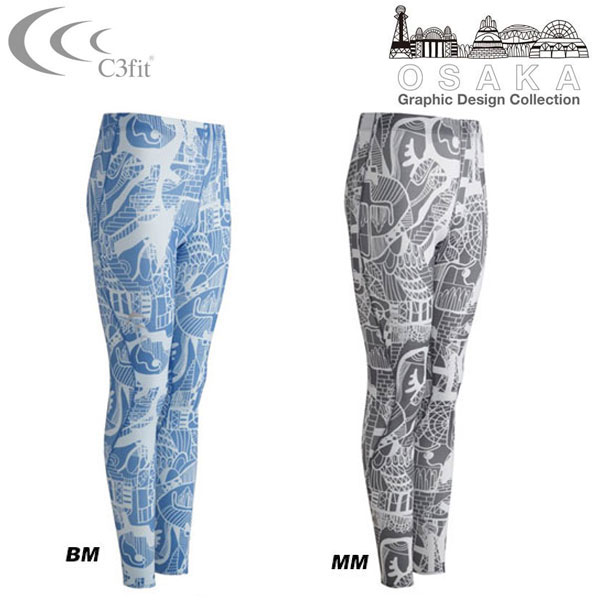 楽天市場】C3fit(シースリーフィット)フュージョンロングタイツ