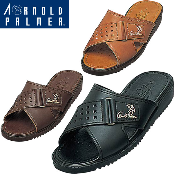 ◆◆■ ＜ダイマツ＞ 【アーノルドパーマー】Arnord Palmer MEN メンズ 本革サンダル 紳士靴(ap6711-arn1)