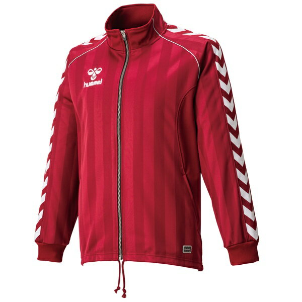 ◆◆ ＜ヒュンメル＞ HUMMEL HAT2059 ウォームアップジャケット(26：濃い赤紫色) ヒュンメル 形づくるプルオーバー(hat2059-26-mkn-hum)