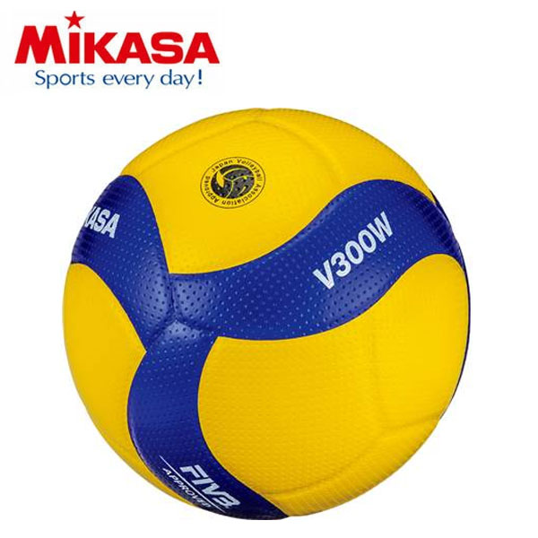 即納可★【MIKASA】ミカサ バレーボール 国際公認球 検定球5号 V300W