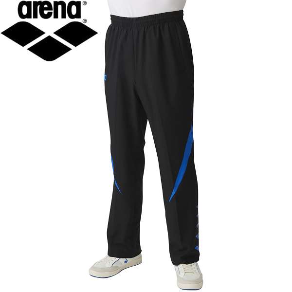 ◆◆◎ ＜アリーナ＞ ARENA ロングパンツ ASS4LPU008 （BKBU：ブラック×ブルー） 水泳