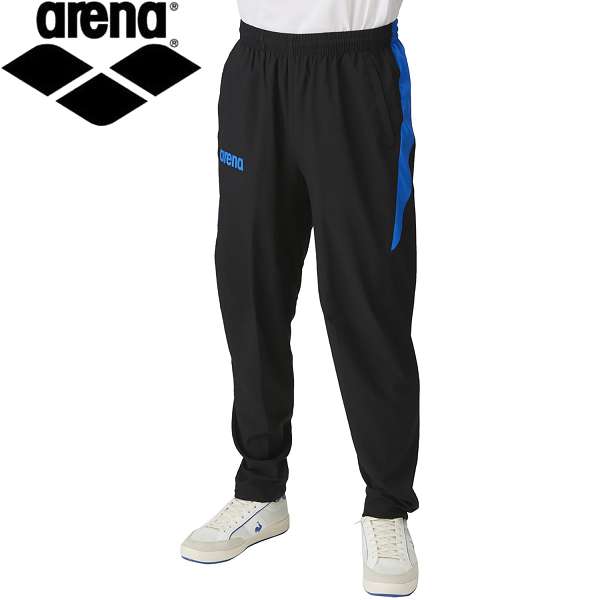 ◆◆◎ ＜アリーナ＞ ARENA ロングパンツ ASS4LPU002 (BKBU：ブラック×ブルー) 水泳 ASS4LPU002-BKBU