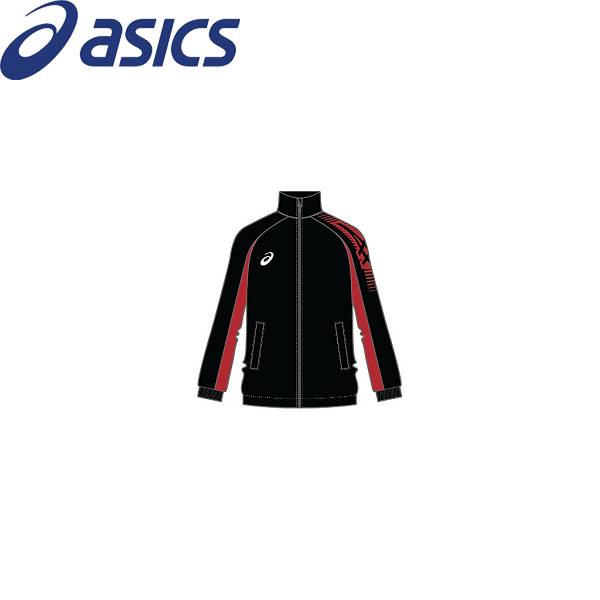 ◆◆ ＜アシックス＞ ASICS 裏トリコットウインドブレーカージャケット 2031D535 (002)｜ガイナバザール