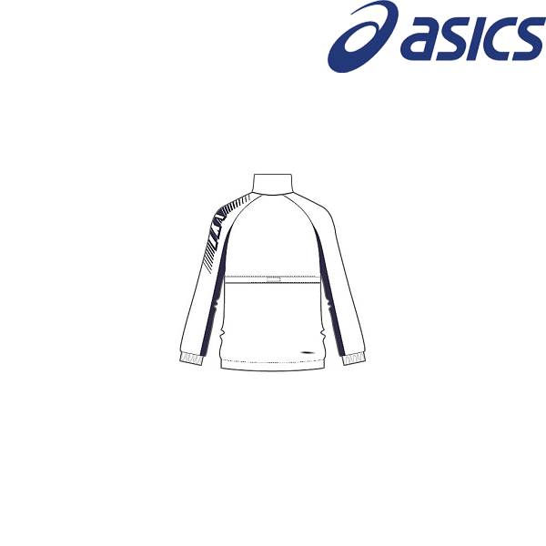 ◆◆ ＜アシックス＞ ASICS 裏トリコットウインドブレーカージャケット 2031D535 (100)