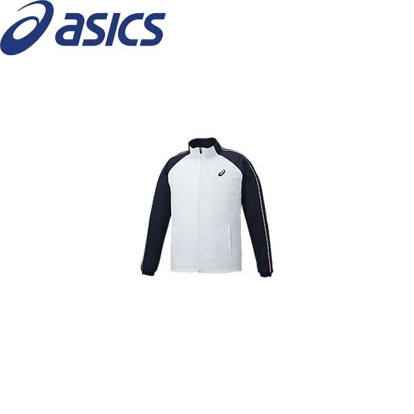 ◆◆ ＜アシックス＞ ASICS ドライ トレーニングジャケット (リサイクル素材) (100：W／NV) メンズ 2031D811-100