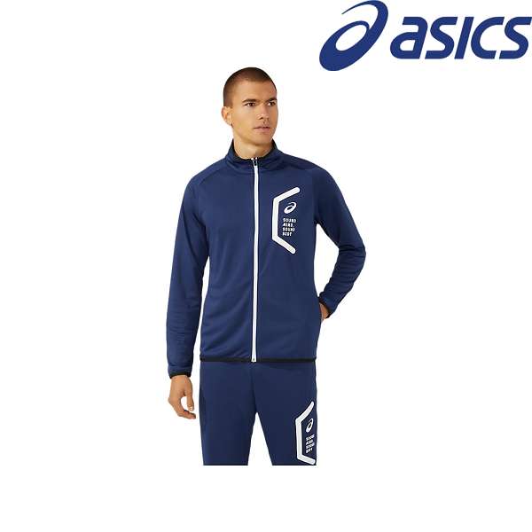 ◆◆ ＜アシックス＞ ASICS ドライ トレーニングスリムジャケット (リサイクル素材) (400：PCT) メンズ 2031D909-400