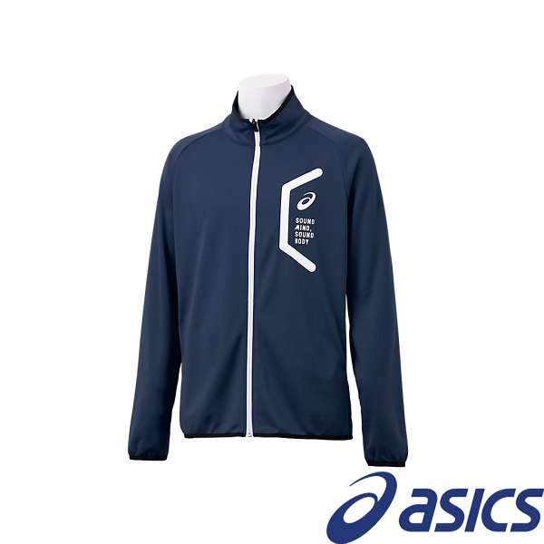 ◆◆ ＜アシックス＞ ASICS ドライ トレーニングスリムジャケット (リサイクル素材) (401：アシックスブルー) メンズ 2031D909-401