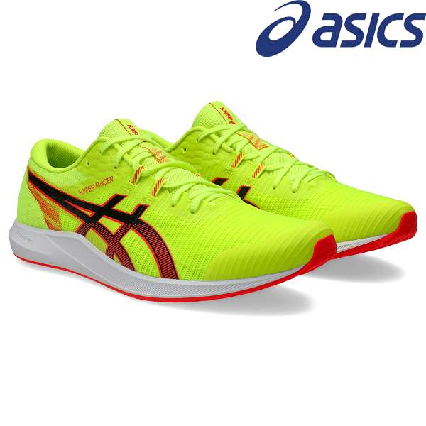 ◆◆ ＜アシックス＞ ASICS HYPER RACER 1093A233 (750：SAFETY YELLOW/BLACK) 大地 スパイク 1093A233-750 ランニング・マラソン-メンズシューズ