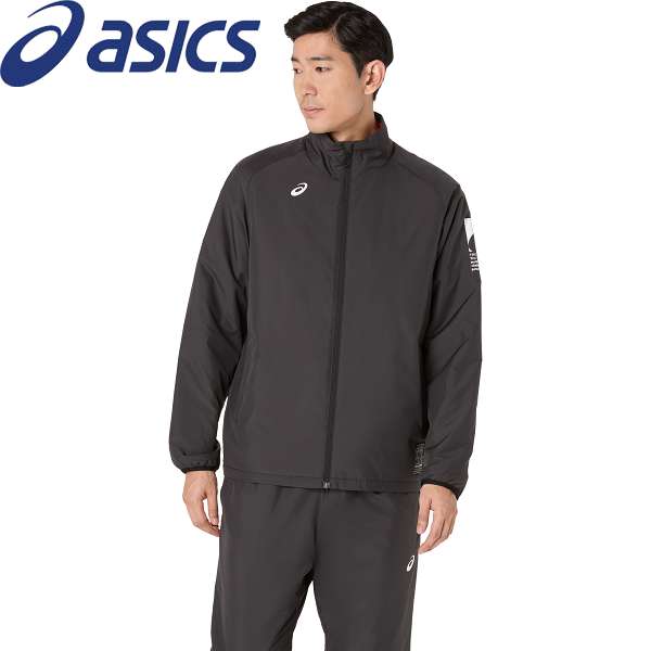 ◆◆ <アシックス> ASICS 中わたウインドブレーカージャケット 2031F178 (001:パフォーマンスブラック) メンズ 2031F178-001|ガイナバザール