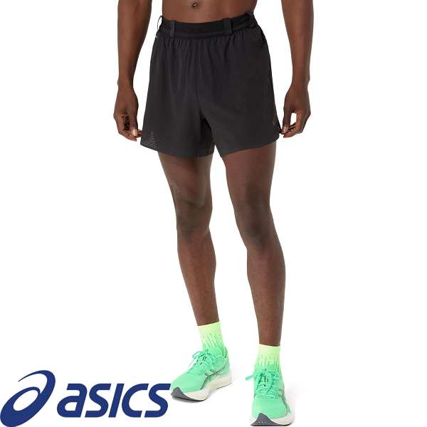 ◆◆電子メイル便送りとどける ＜アシックス＞ ASICS METARUN ５inさる股引き 2011D436 (001：パフォーマンスブ) 駈けっくら 2011D436-001
