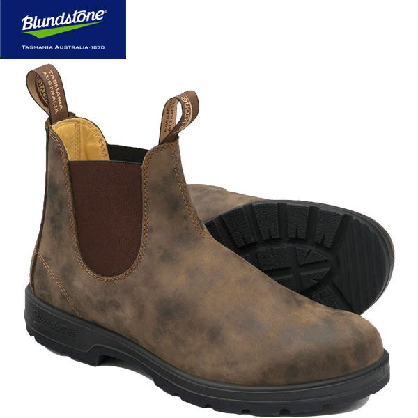 ◆◆◎ ＜ブランドストーン＞ Blundstone ユニセックス CLASSICS クラシックス サイドゴアブーツ ラスティックブラウン BS585267