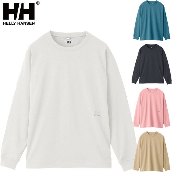 ◆◆メール便発送 ＜ヘリーハンセン＞ HELLY HANSEN ロングスリーブワンポイントティー ユニセックス 長袖Tシャツ トレッキング HOE32269