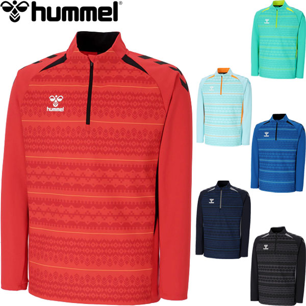◆◆ ＜ヒュンメル＞ hummel PRO トレーニングハーフジップトップ メンズ 蹴球 HAT4185