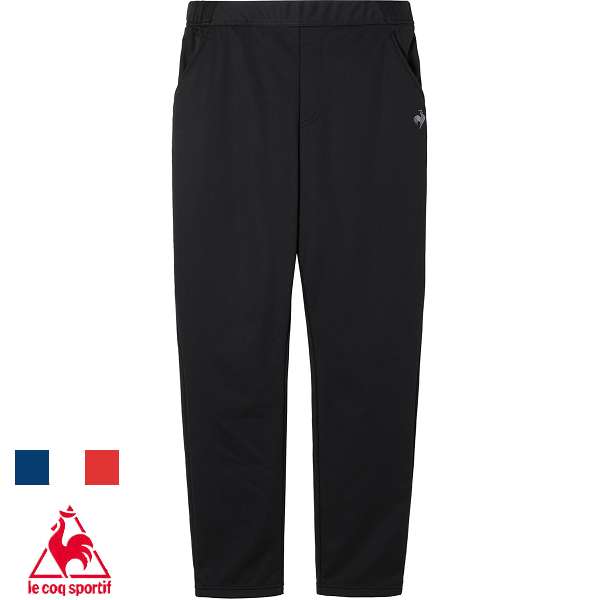 ◆◆○ ＜ルコック＞ le coq sportif エアスタイリッシュパンツ 防風伸ばすことボンディング LT5FLP60L (BK00：黒いこと)