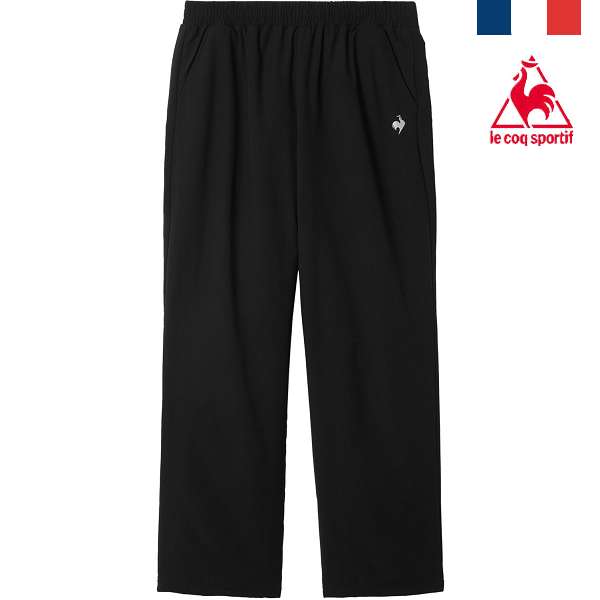 ◆◆○ ＜ルコック＞ le coq sportif 裏起毛ウィンドブレーカーパンツ LT5FPZ30L (BK00：黒いこと)