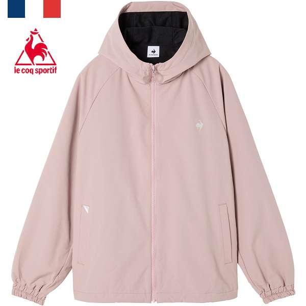◆◆○ ＜ルコック＞ le coq sportif 裏起毛ウィンドブレーカージャケット LT5FWB30L (PK00：ピンク)