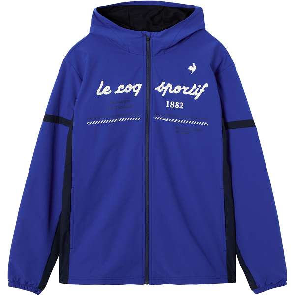 ◆◆○ ＜ルコック＞ le coq sportif 裏起毛ウィンドブレーカージャケット LT5FWB30M (BL00：ブルー)