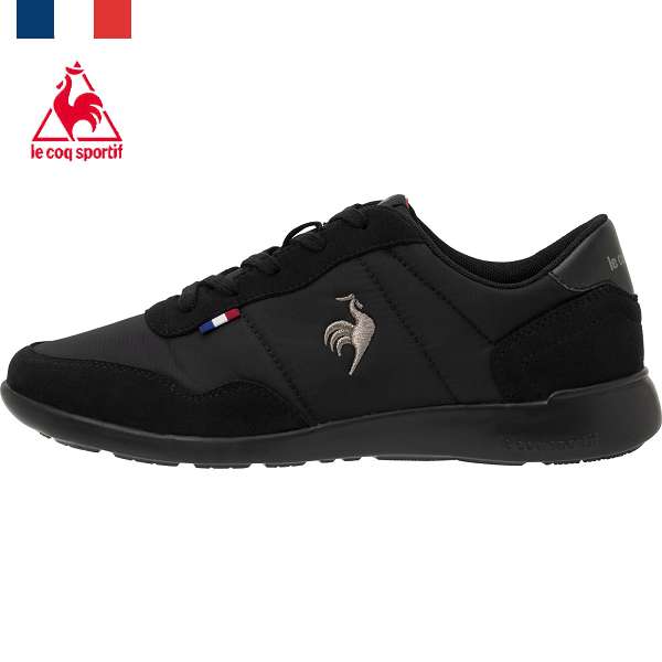 ◆◆○ ＜ルコック＞ le coq sportif ラ セギュール III ワイド/LA SEGUR III WIDE LU5SSN09LZ (BKBK：ブラック/ブラック)