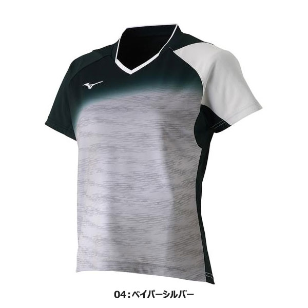 貨物輸送無料 メイル信書探険 ミズノ Mizuno レディース ドライサイエンスゲームtシャツ テニス バドミントン 半袖シャツ 62ja8708 Barrakuda At