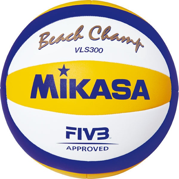 ミカサ Mikasa ビーチバレーボール Vls300 ホワイト イエロー ブルー Salon Raquet De