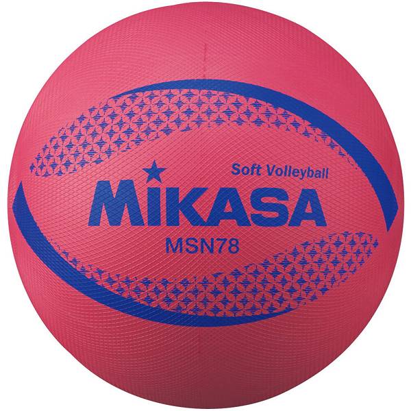 ミカサ 期間限定特別価格 Mikasa カラーソフトバレーボール バレーボール Msn78r 赤