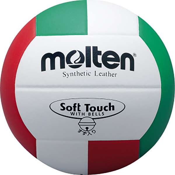 ◆◆ ＜モルテン＞ MOLTEN ソフトタッチ鈴入りボール V4SLBL (バレーボール)