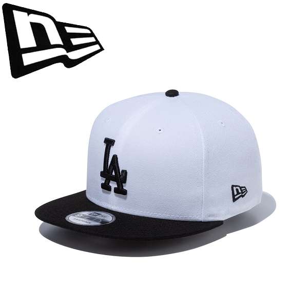 ◆◆ ＜ニューエラ＞ NEWERA キャップ 9FIFTY ロサンゼルス・ドジャース ホワイト × ブラック ブラックバイザー 14524960
