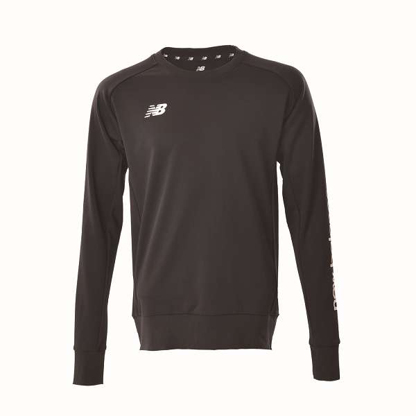 ◆◆ ＜ニューバランス＞ NEW BALANCE チームスウェット クルー (JMTF2380) (BK：BK)