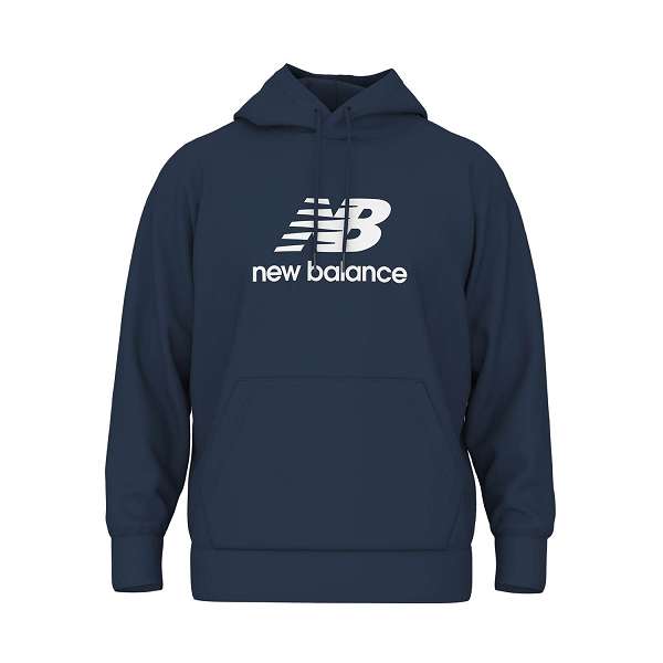 ◆◆ ＜ニュー平衡にする＞ NEW BALANCE Sport Essentials Stacked Logo スウェットフーディ MT41501 (NNY)