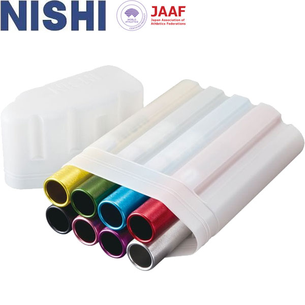 ◆◆ ＜ニシスポーツ＞ NISHI バトン(8本組) 陸上競技 F1012B