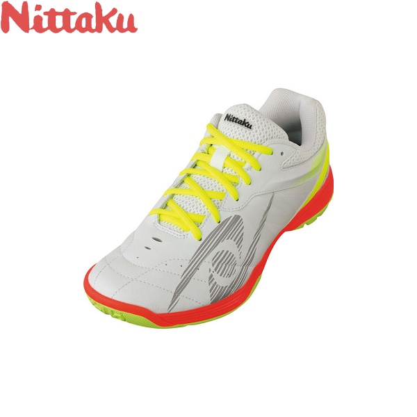◆◆ ＜ニッタク＞ Nittaku ムービングエース NS4438 (70)ホワイト 卓球 シューズ｜ガイナバザール